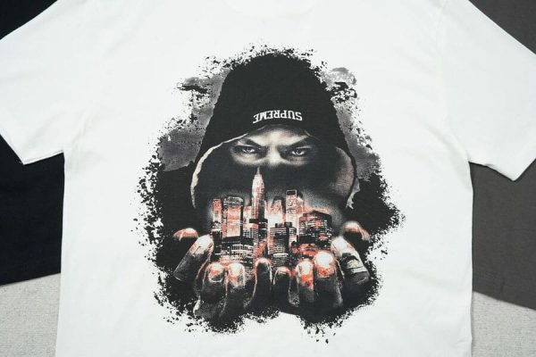 T-shirt Supreme Fighter White - Image 6