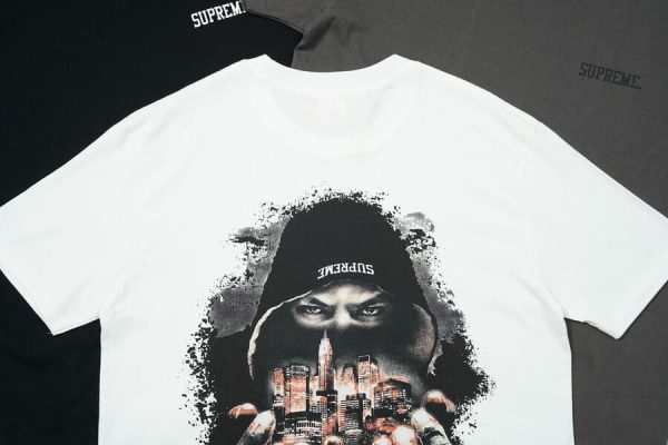 T-shirt Supreme Fighter White - Image 7