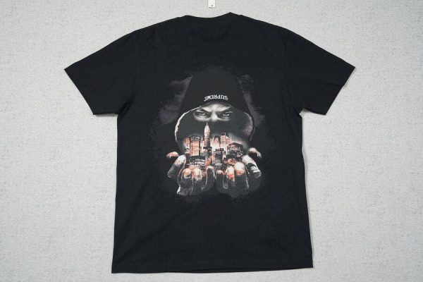 T-shirt Supreme Fighter Black - Image 3