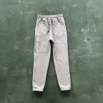 Set Trapstar Chenille Decoded 2.0 Hoodie Grey/Ice Blue - Image 3