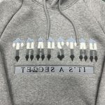 Set Trapstar Chenille Decoded 2.0 Hoodie Grey/Ice Blue - Image 7