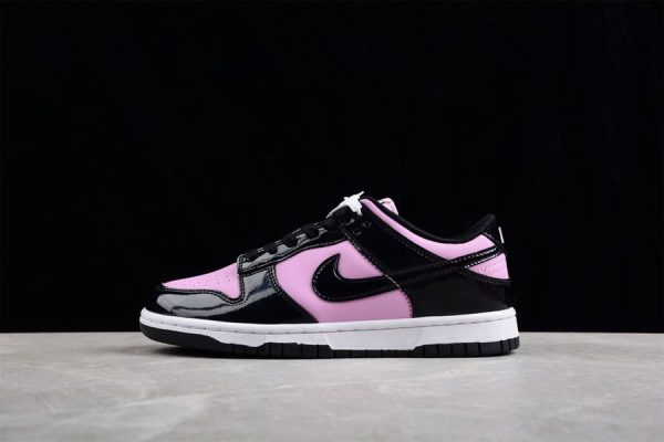 Nike Dunk Low Black Patent Pink - Image 4