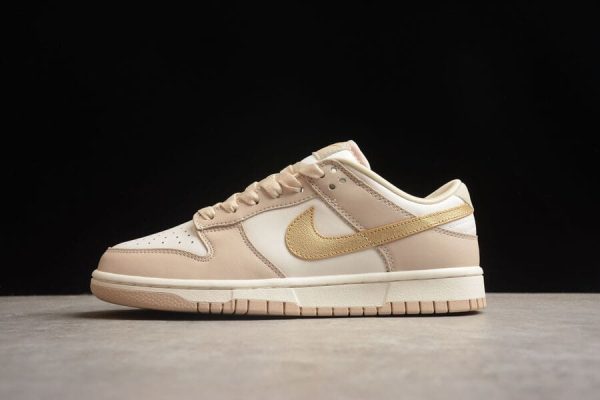 Nike Dunk Low Phantom Metallic Gold - Image 4
