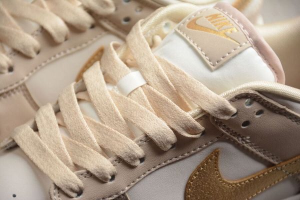 Nike Dunk Low Phantom Metallic Gold - Image 9