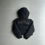 wamens-jacket-trapstar-irongate-hooded-puffer-black - Image 2