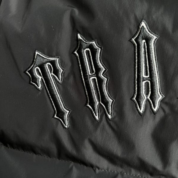 wamens-jacket-trapstar-irongate-hooded-puffer-black - Image 6