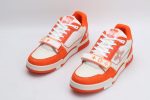 Louis Vuitton Trainer Monogram Denim Orange - Image 5