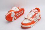 Louis Vuitton Trainer Monogram Denim Orange - Image 7