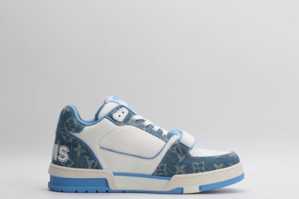 Louis Vuitton Trainer Monogram Denim - Image 10
