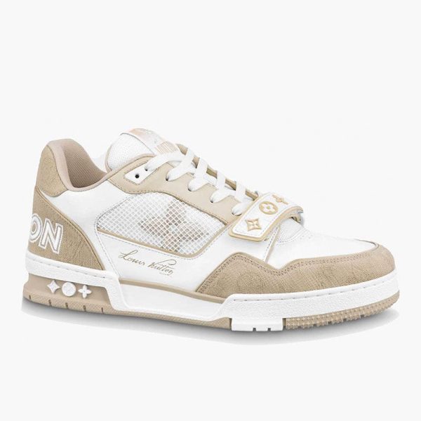 d69285_10937-1.jpg Louis Vuitton Trainer Beige White - Image 1