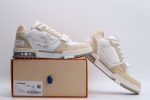 Louis Vuitton Trainer Beige White - Image 2