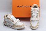 Louis Vuitton Trainer Beige White - Image 3