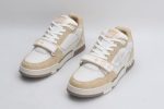 Louis Vuitton Trainer Beige White - Image 4