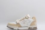 Louis Vuitton Trainer Beige White - Image 8