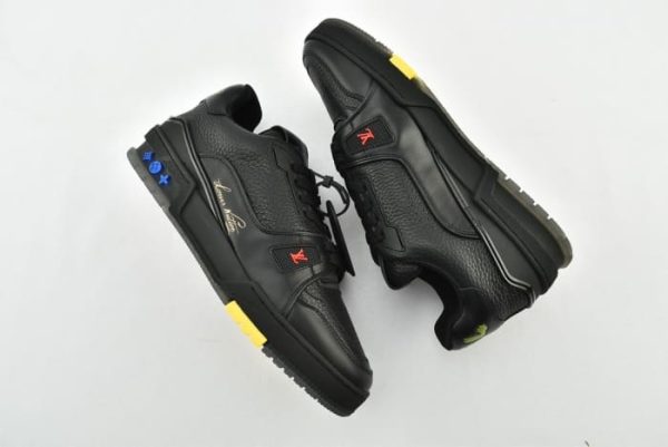 Louis Vuitton Trainer Black Signature - Image 5