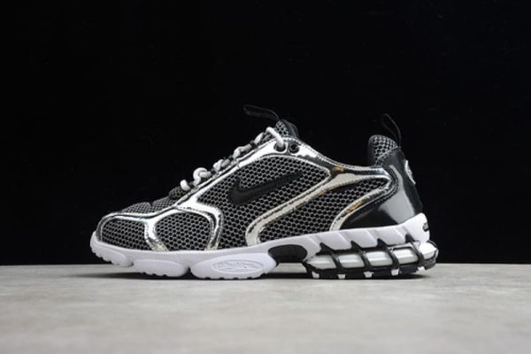 NIKE x STUSSY �C Air Zoom Spiridon Cage 2 “Pure Platinum” - Image 2