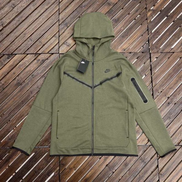 Jacket Nike Tech Fleece Green - Image 2