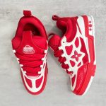 Louis Vuitton LV Skate Sneaker Red White - Image 4