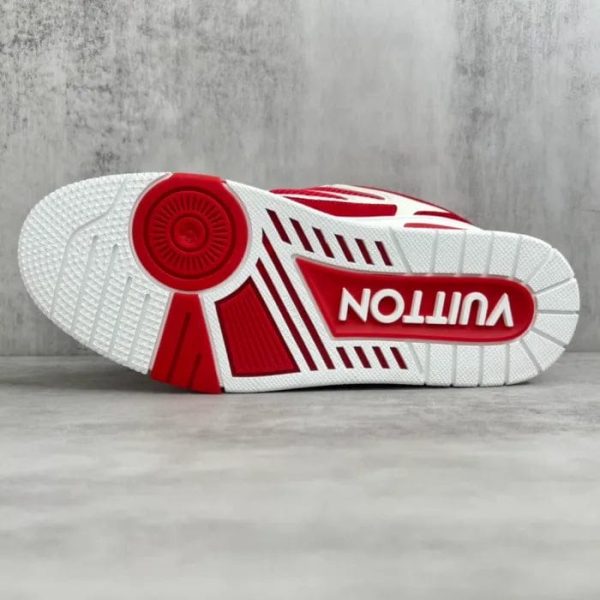 Louis Vuitton LV Skate Sneaker Red White - Image 9