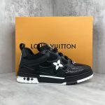 Louis Vuitton LV Skate Sneaker Black White - Image 2
