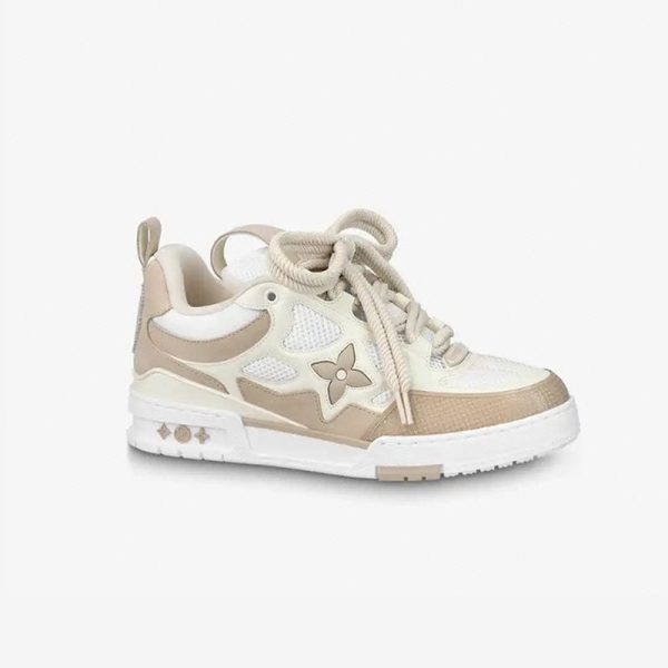 d69296_10503-1.jpg Louis Vuitton LV Skate Sneaker Beige White - Image 1