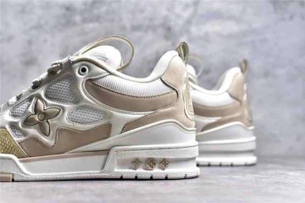 Louis Vuitton LV Skate Sneaker Beige White - Image 3