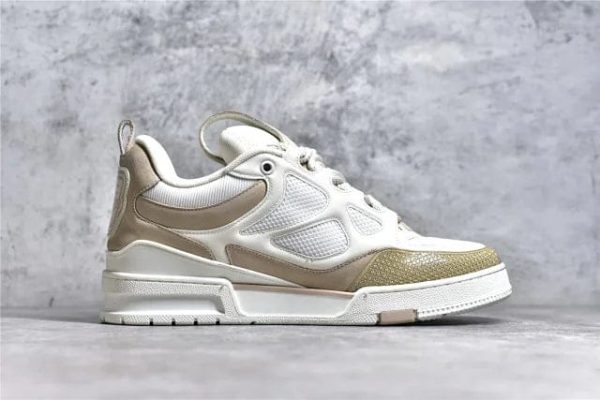 Louis Vuitton LV Skate Sneaker Beige White - Image 8
