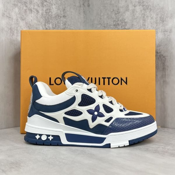 Louis Vuitton LV Skate Sneaker Marine White - Image 2