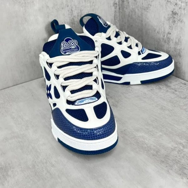 Louis Vuitton LV Skate Sneaker Marine White - Image 6