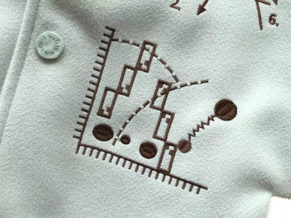 Jacket Louis Vuitton Leather and Wool Varsity - Image 13