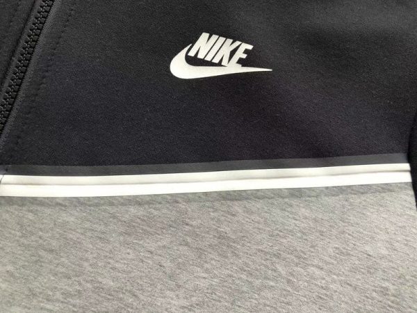Jacket Nike Tech Fleece black e Gray - Image 2