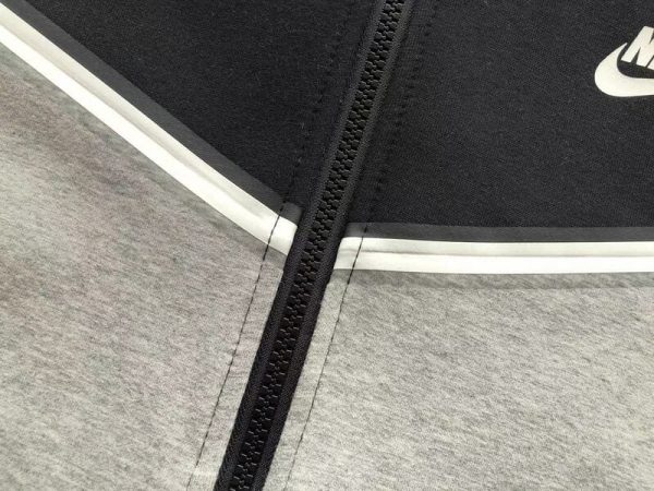 Jacket Nike Tech Fleece black e Gray - Image 5