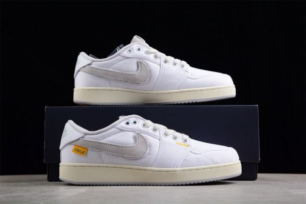 Jordan 1 Low x Union LA White Neutral Grey - Image 3