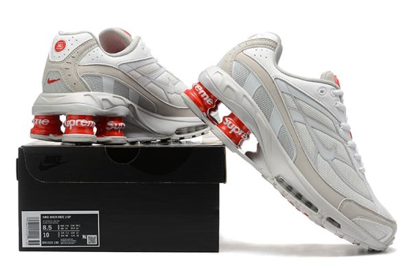 Supreme x Nike Shox Ride 2 White - Image 2