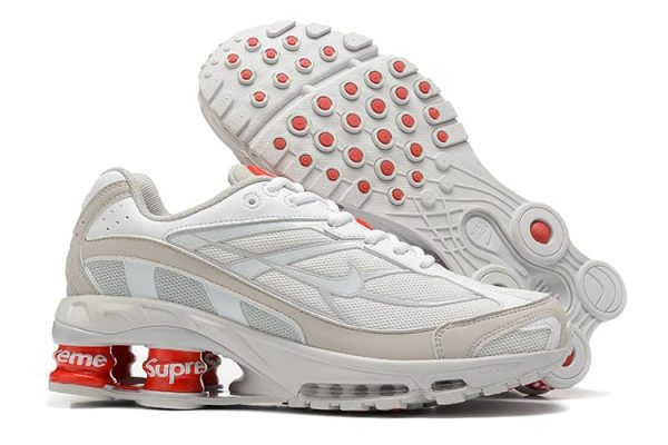 Supreme x Nike Shox Ride 2 White - Image 3