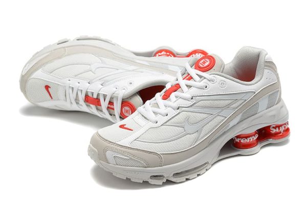 Supreme x Nike Shox Ride 2 White - Image 4