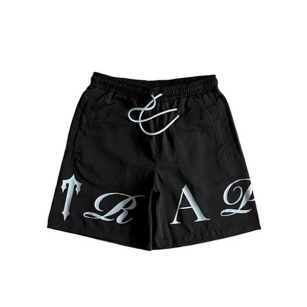 d69322_16498-1.jpg Shorts Trapstar Script Swimming Black/Nigara Mist - Image 1