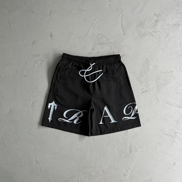 Shorts Trapstar Script Swimming Black/Nigara Mist - Image 2
