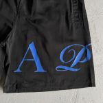 Shorts Trapstar Script Swimming Black/Dazzling Blue - Image 5