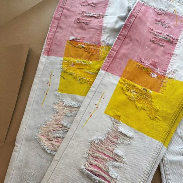 Jeans Drew House Distressed Bear - Image 4