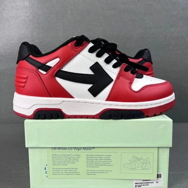 Off-White Out Of Office “OOO” Black White Red - Image 3