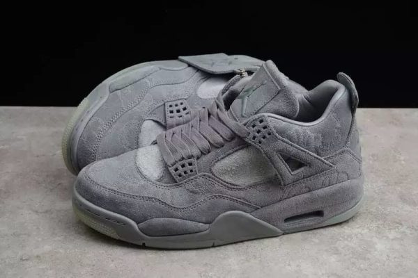Air Jordan 4 Retro Kaws Cool Grey - Image 5
