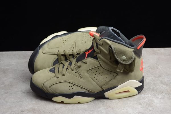 Air Jordan 6 Retro Travis Scott “Olive” - Image 3