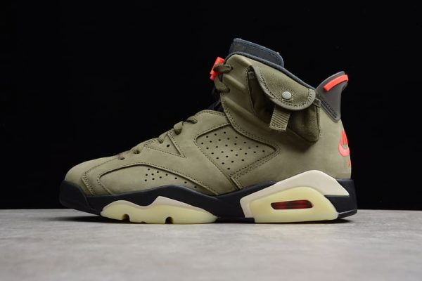 Air Jordan 6 Retro Travis Scott “Olive” - Image 4