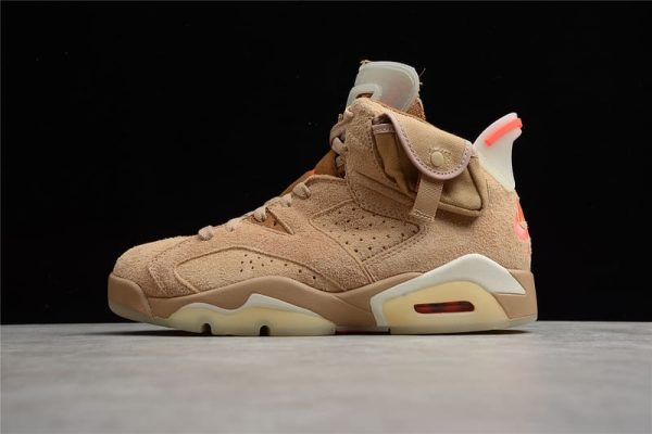 Air Jordan 6 Retro – Travis Scott “British Khaki” - Image 3