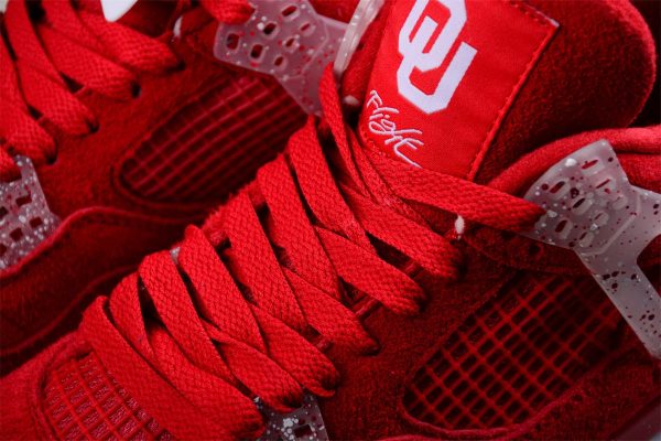 Air Jordan 4 Retro Oklahoma Sooners PE - Image 6