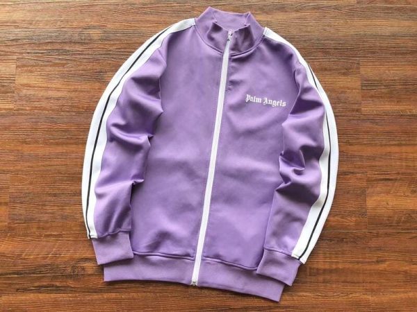 Set Palm Angels Logo Tracksuit Lilac - Image 2