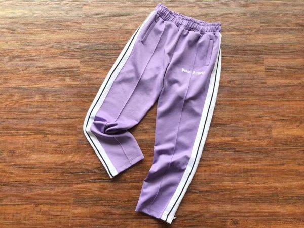 Set Palm Angels Logo Tracksuit Lilac - Image 3