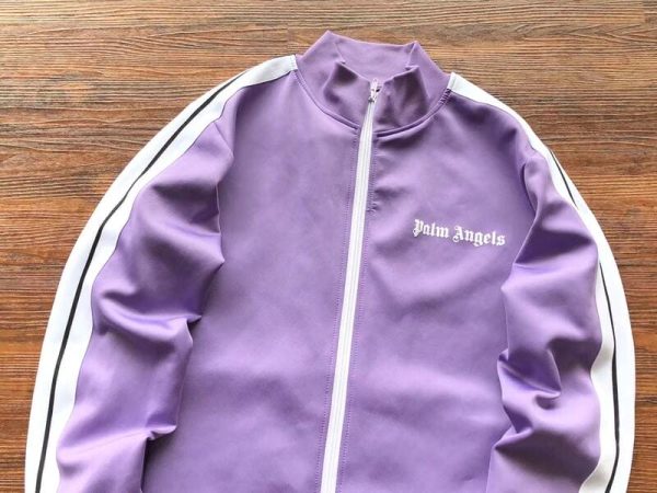 Set Palm Angels Logo Tracksuit Lilac - Image 4
