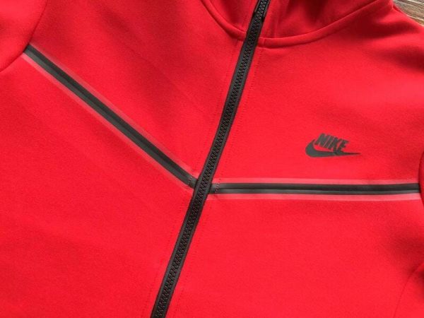 Jacket Nike Tech Fleece Red - Image 2